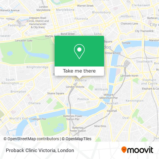 Proback Clinic Victoria map