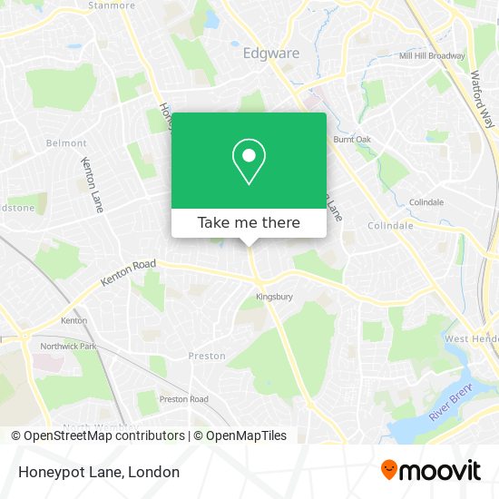 Honeypot Lane map
