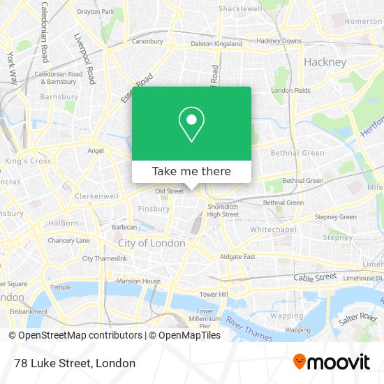 78 Luke Street map