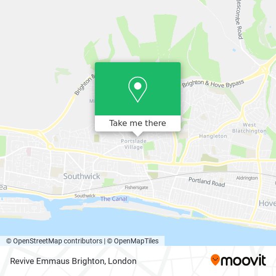 Revive Emmaus Brighton map