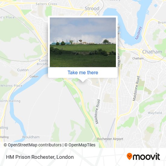 HM Prison Rochester map