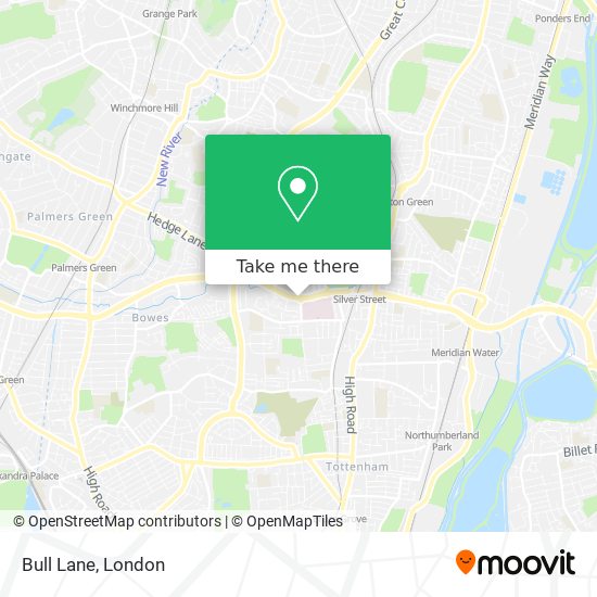 Bull Lane map