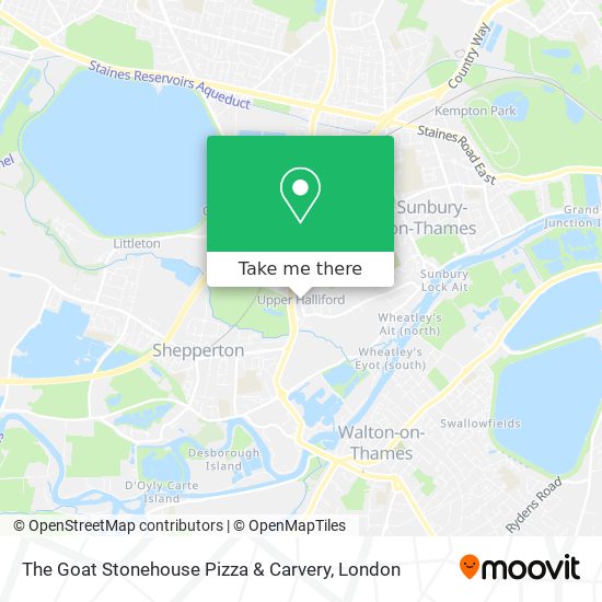 The Goat Stonehouse Pizza & Carvery map