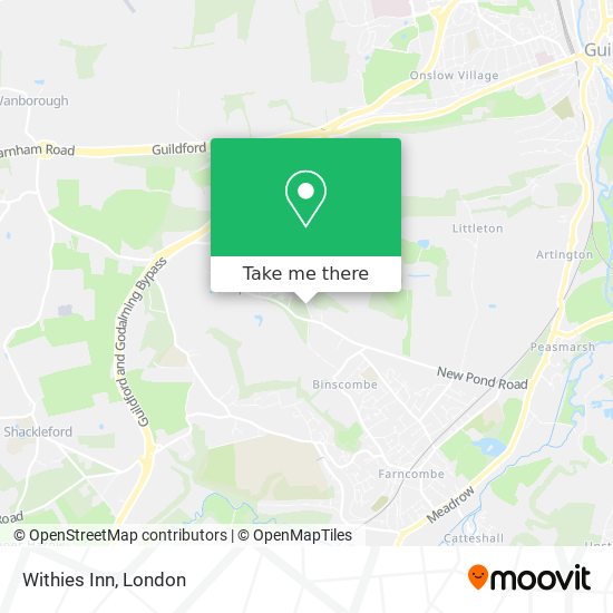 Withies Inn map
