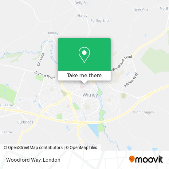 Woodford Way map