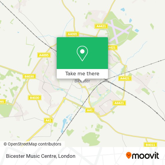Bicester Music Centre map