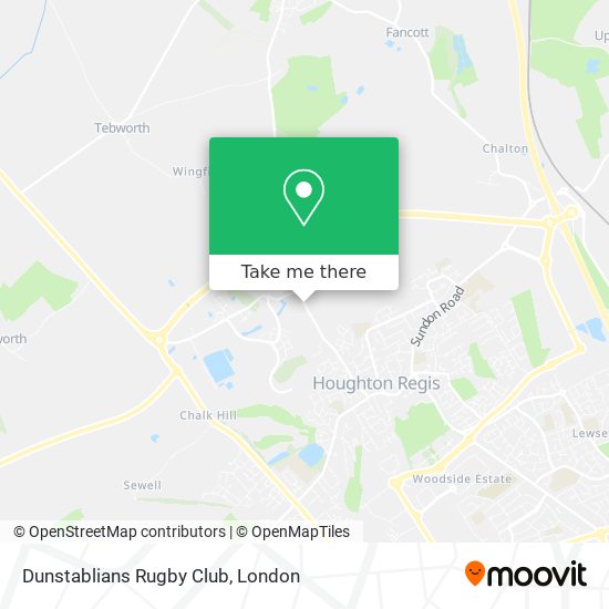 Dunstablians Rugby Club map