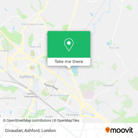 Givaudan, Ashford map
