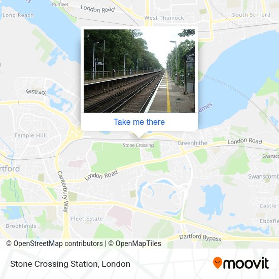 Stone Crossing Station map