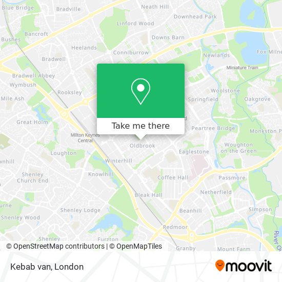 Kebab van map