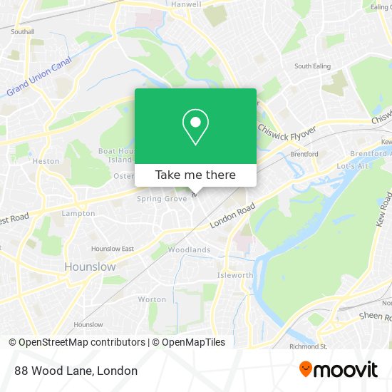 88 Wood Lane map