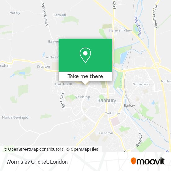 Wormsley Cricket map