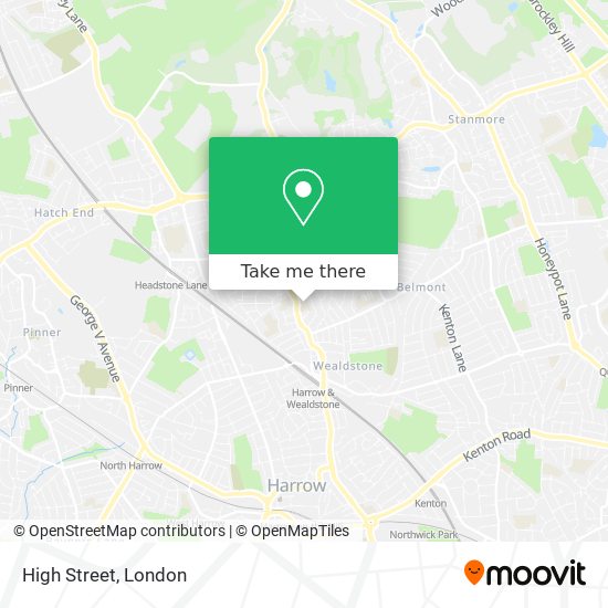 High Street map