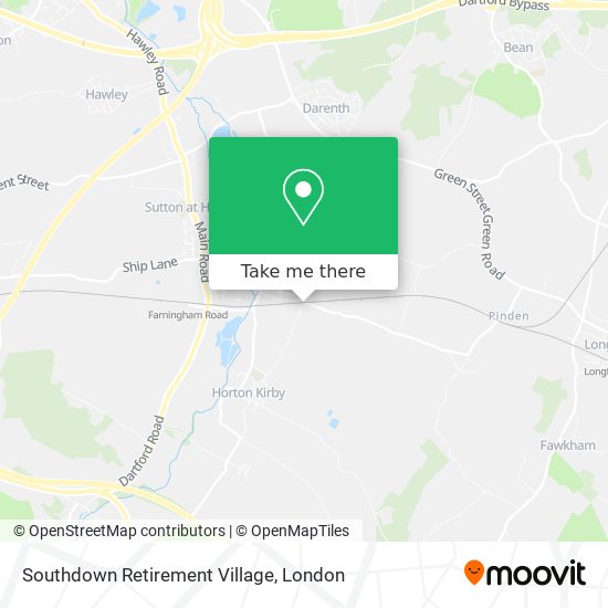 Southdown Retirement Village map