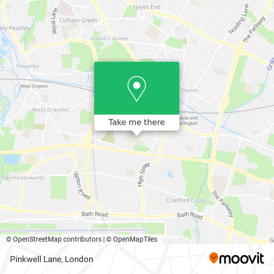Pinkwell Lane map