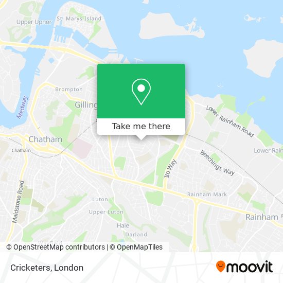 Cricketers map