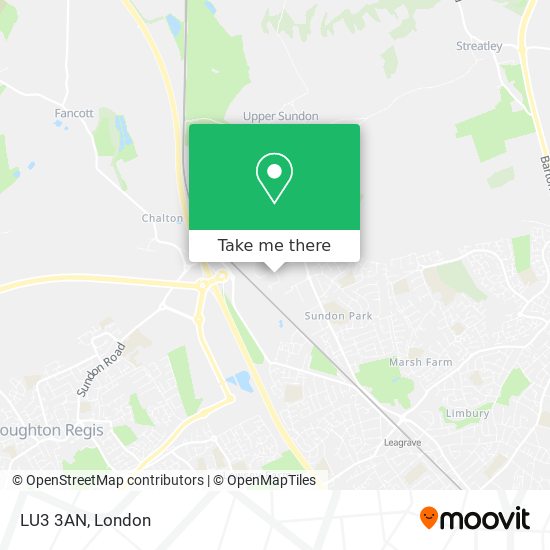 LU3 3AN map