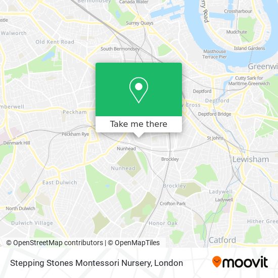Stepping Stones Montessori Nursery map