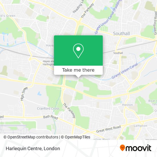 Harlequin Centre map