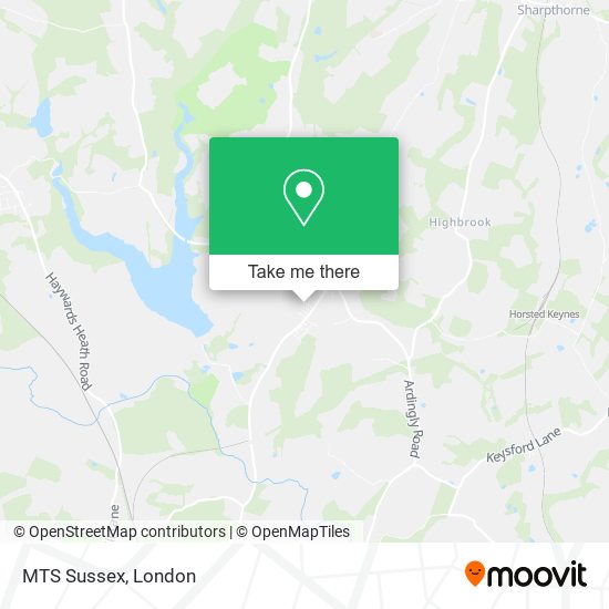 MTS Sussex map