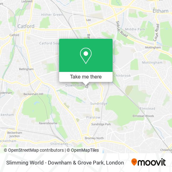 Slimming World - Downham & Grove Park map