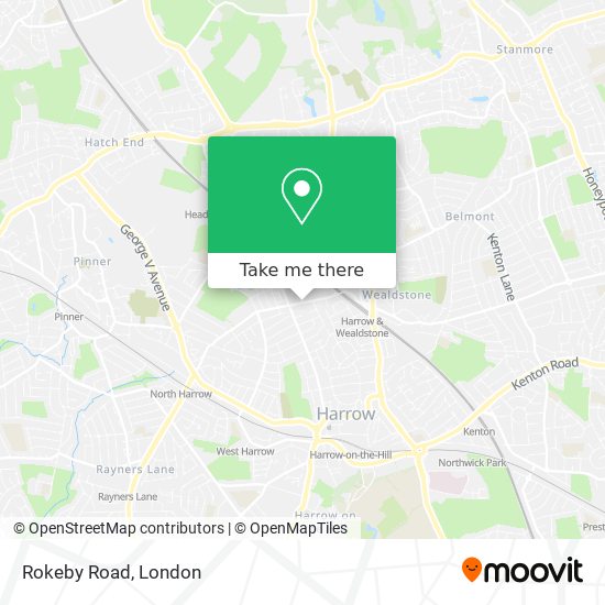 Rokeby Road map