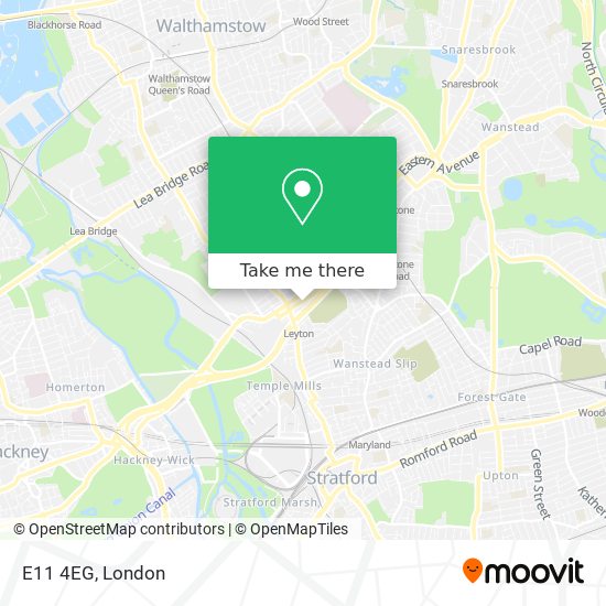 E11 4EG map