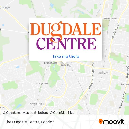 The Dugdale Centre map