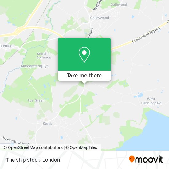 The ship stock map