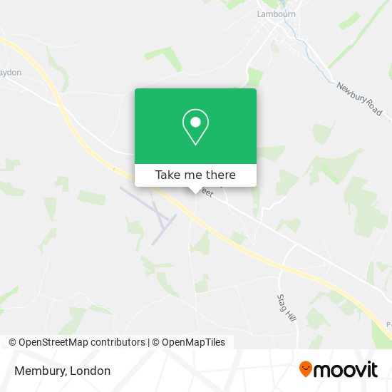 Membury map