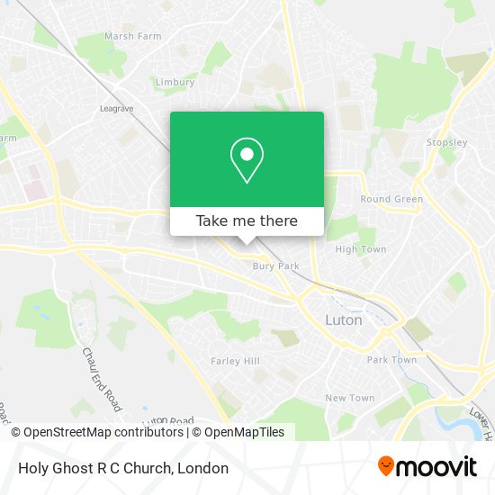 Holy Ghost R C Church map