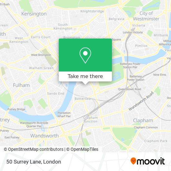 50 Surrey Lane map