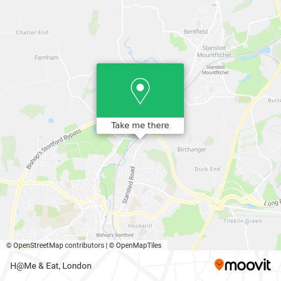 H@Me & Eat map