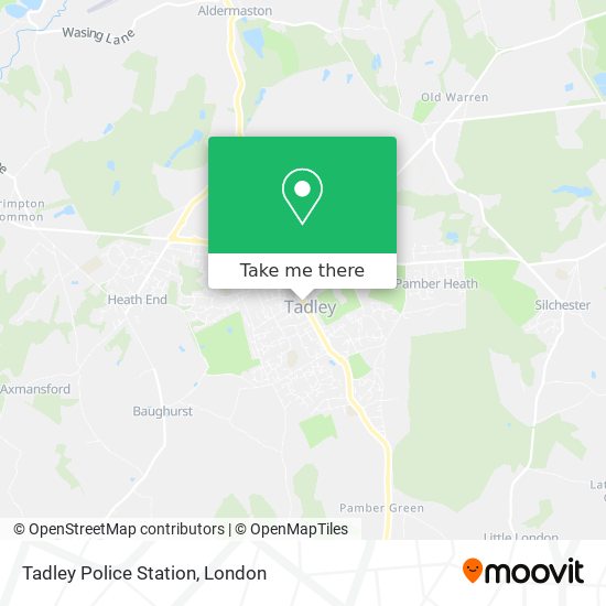 Tadley Police Station map