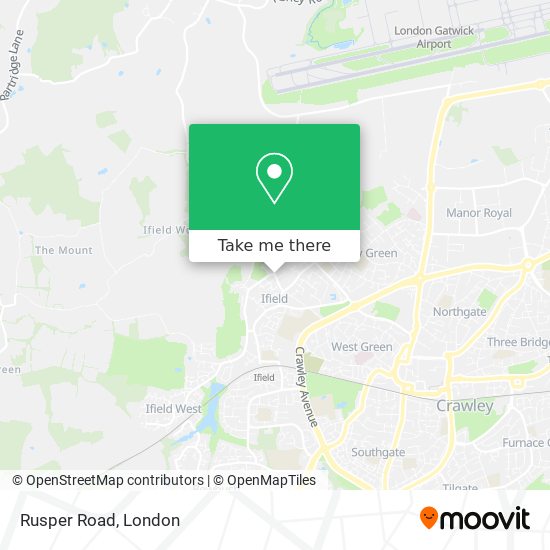 Rusper Road map