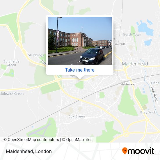 How to get to Maidenhead in Maindenhead by bus or train?