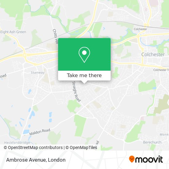Ambrose Avenue map