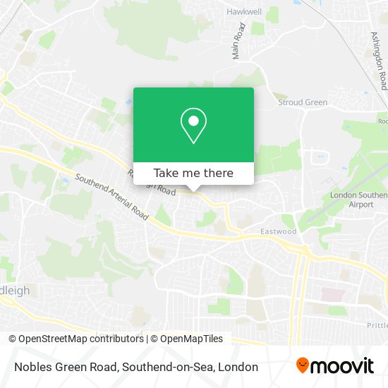 Nobles Green Road, Southend-on-Sea map