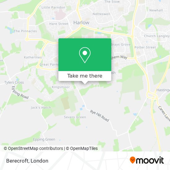 Berecroft map