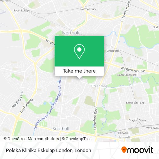 Polska Klinika Eskulap London map
