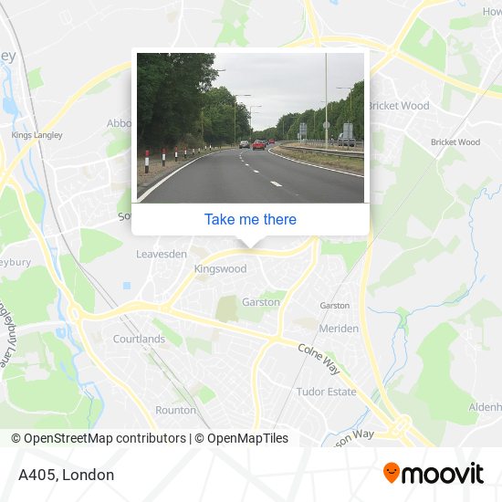 A405 map