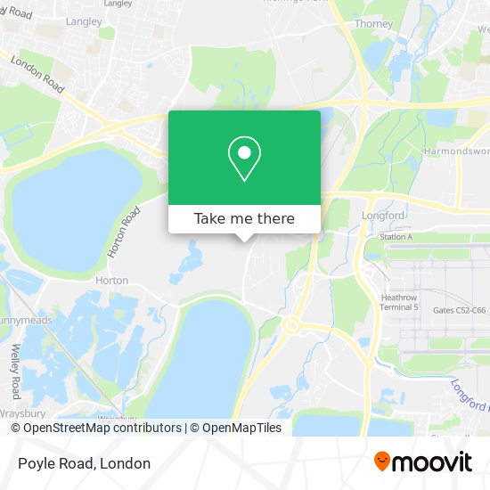 Poyle Road map