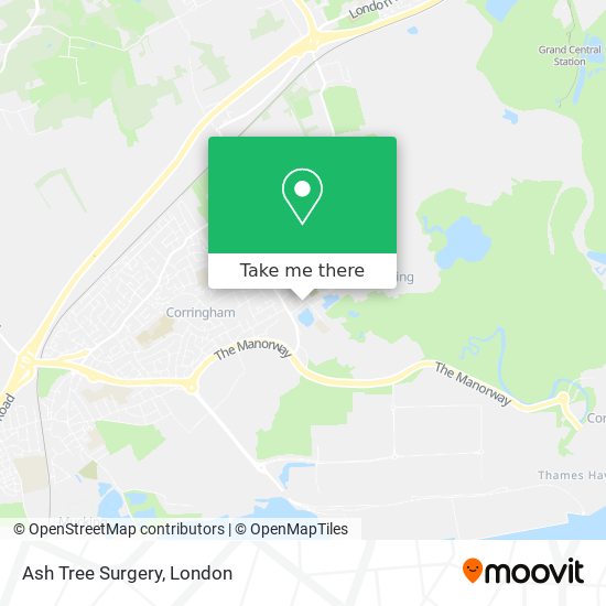 Ash Tree Surgery map