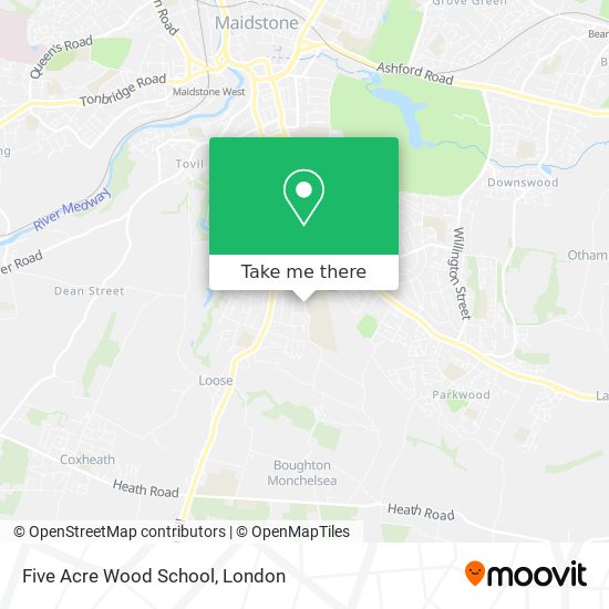 Five Acre Wood School map