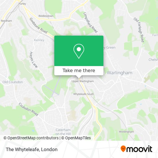 The Whyteleafe map