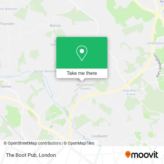 The Boot Pub map
