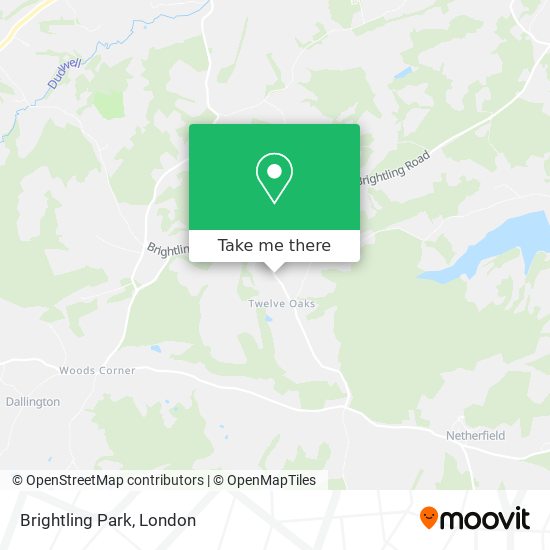 Brightling Park map
