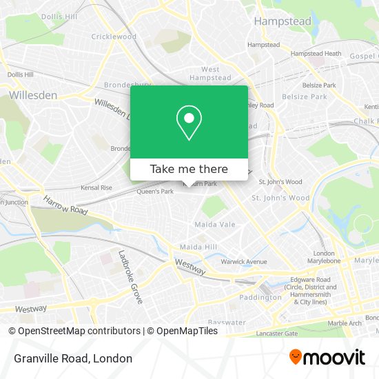 Granville Road map