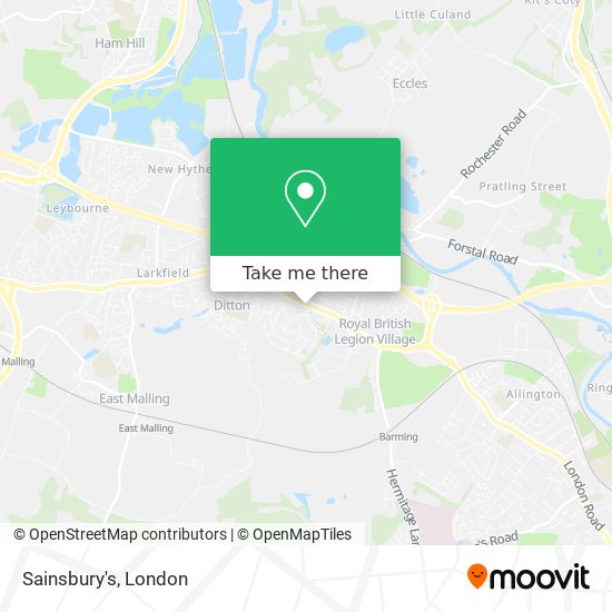 Sainsbury's map