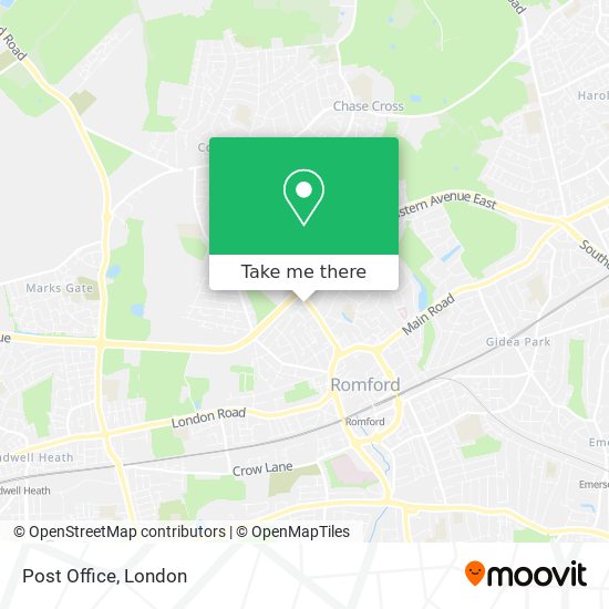 Post Office map